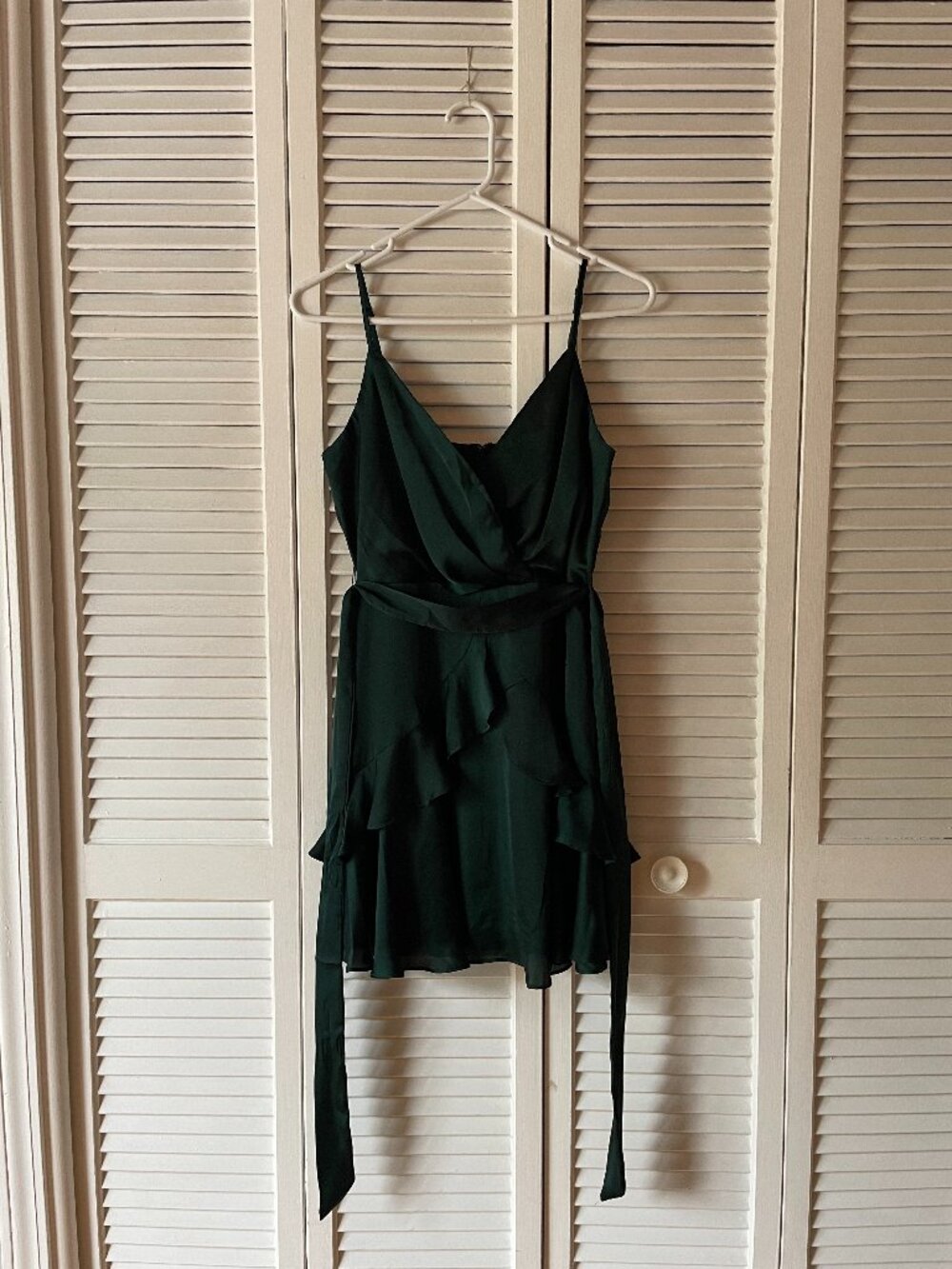 Altar'd State Dark Green Mini Dress